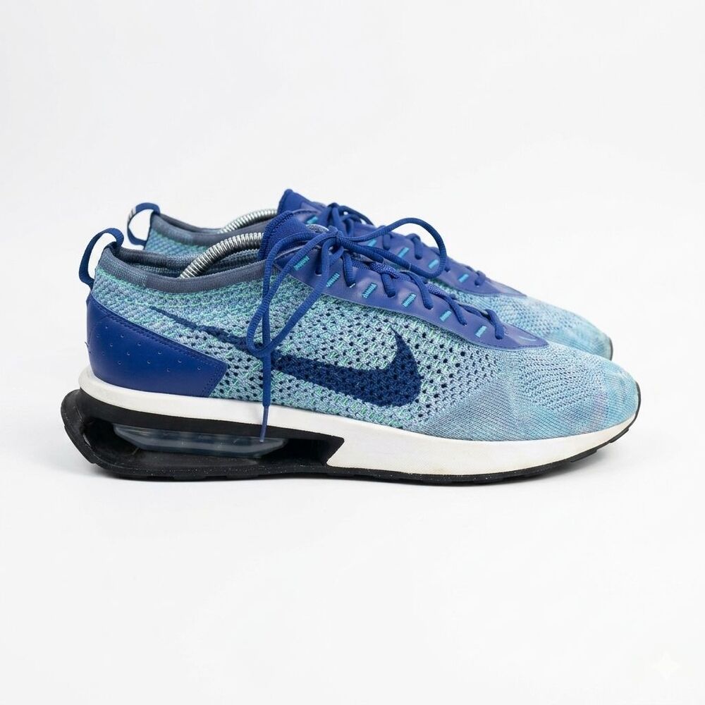 Nike Air Max Flyknit Racer Men's 11 Deep Royal Blue Diffused Blue Sneakers Shoes